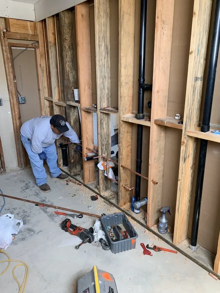 Commercial rough-in plumbing for Water Heater Replacement in Littleton